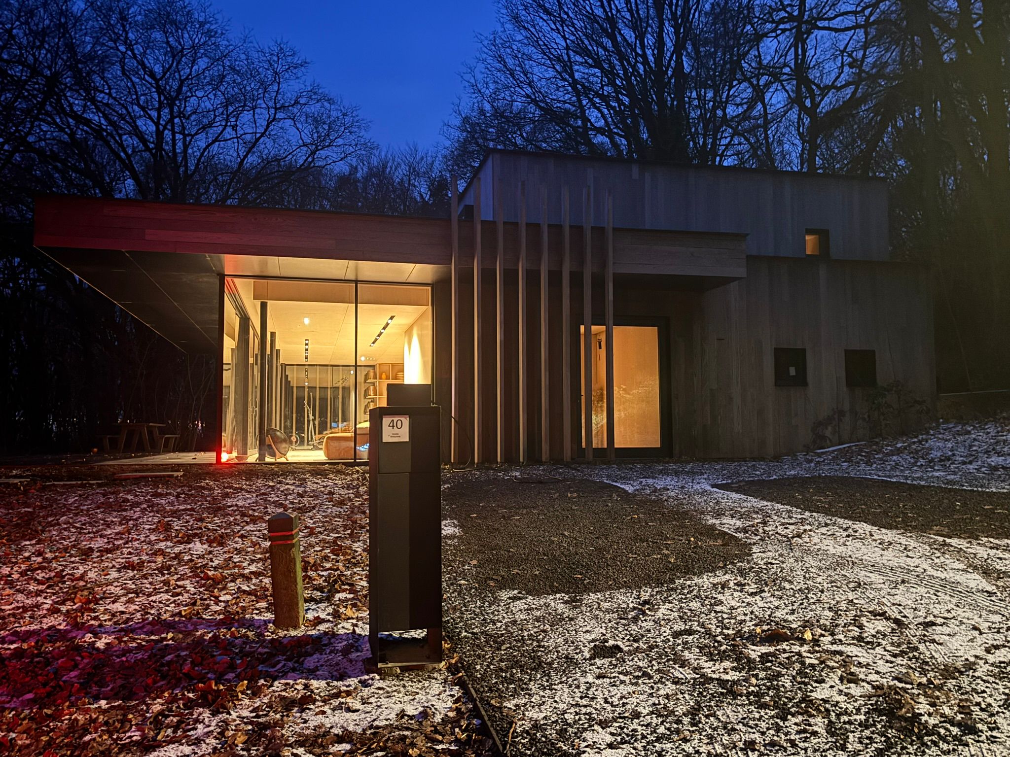 Kemmelberg location at dusk